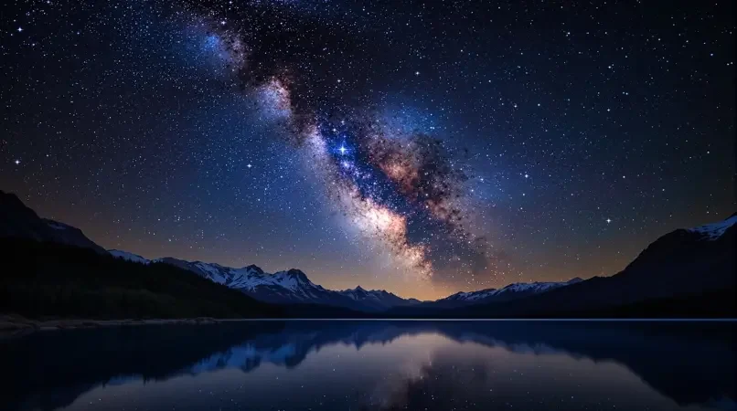 星空下的冥想：自然白噪音一小时 视频封面
